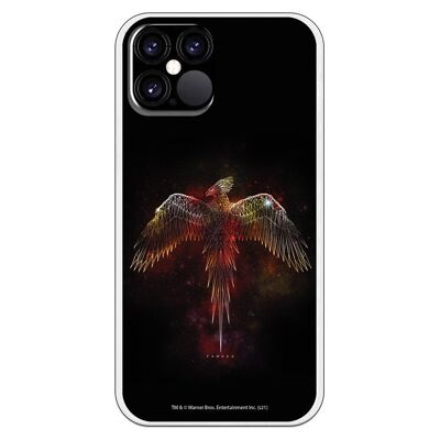 Carcasa iPhone 12 o 12 Pro con un diseño de Harry Potter Fenix