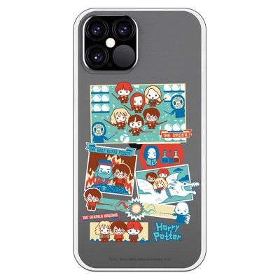 iPhone 12 or 12 Pro case with a Harry Potter Sketch design