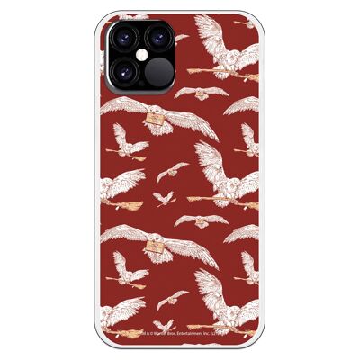 iPhone 12 oder 12 Pro Hülle mit einem Harry Potter Pattern Owls Design