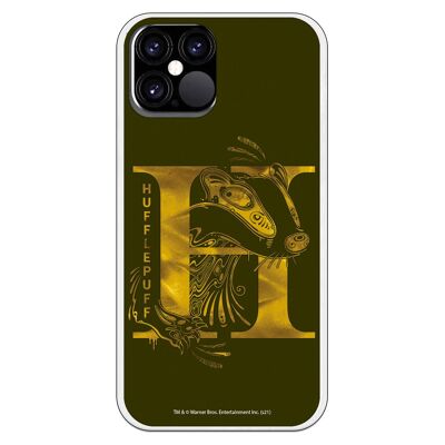 iPhone 12 or 12 Pro case with a Harry Potter Hafflepuff design