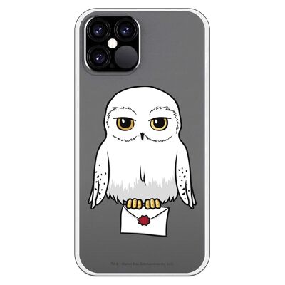 iPhone 12 oder 12 Pro Hülle mit Harry Potter Hedwig Design