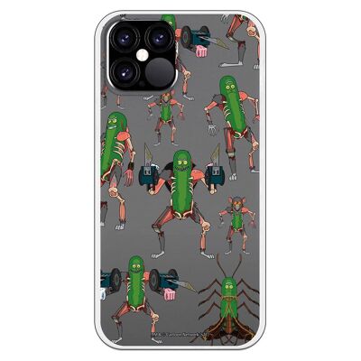 Custodia per iPhone 12 o 12 Pro con design Rick and Morty Pickle Rick Animal