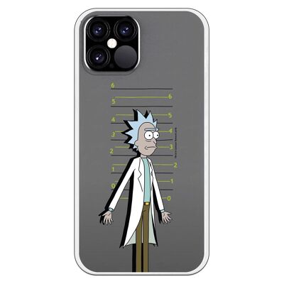 iPhone 12 or 12 Pro case with a Rick and Morty Rick design