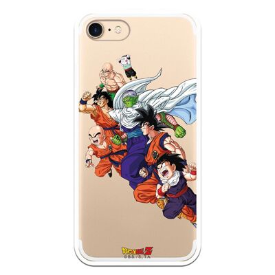 Carcasa iPhone 7 o IPhone 8 o SE 2020 con un diseño de Dragon Ball Z Multipersonaje