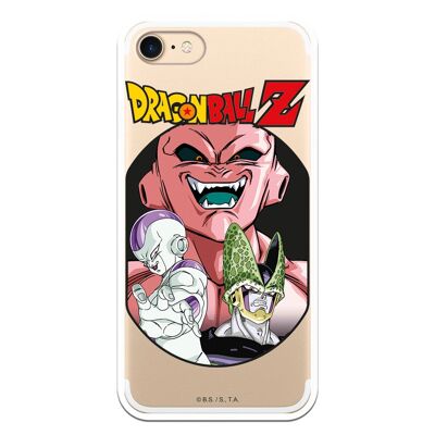 Cover per iPhone 7 o IPhone 8 o SE 2020 con il design di Dragon Ball Z Freeza Cell e Buu