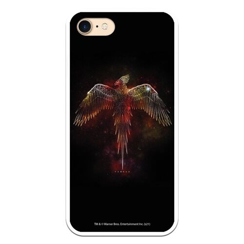 Carcasa iPhone 7 o IPhone 8 o SE 2020 con un diseño de Harry Potter Fenix