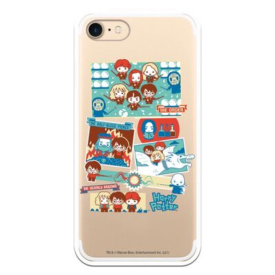iPhone 7 or IPhone 8 or SE 2020 case with a Harry Potter Sketch design