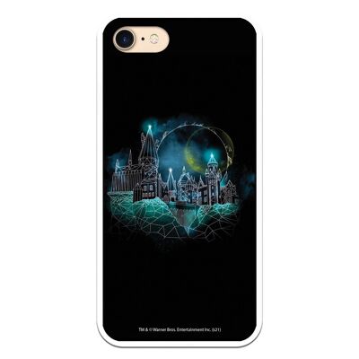 Coque pour iPhone 7 ou iPhone 8 ou SE 2020 avec un motif Harry Potter Poudlard