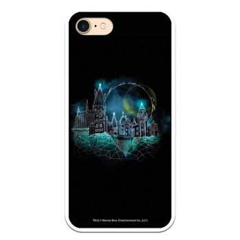 Coque pour iPhone 7 ou iPhone 8 ou SE 2020 avec un motif Harry Potter Poudlard 1