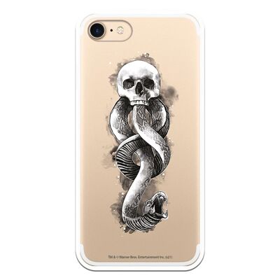 Carcasa iPhone 7 o IPhone 8 o SE 2020 con un diseño de Harry Potter Dark Mark