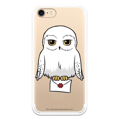 Carcasa iPhone 7 o IPhone 8 o SE 2020 con un diseño de Harry Potter Hedwig