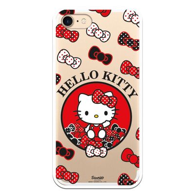 iPhone 7 oder iPhone 8 oder SE 2020 Hülle mit einem Design von Hello Kitty Colorful Bows