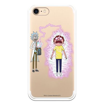 iPhone 7 oder iPhone 8 oder SE 2020 Hülle im Rick and Morty Lightning Design