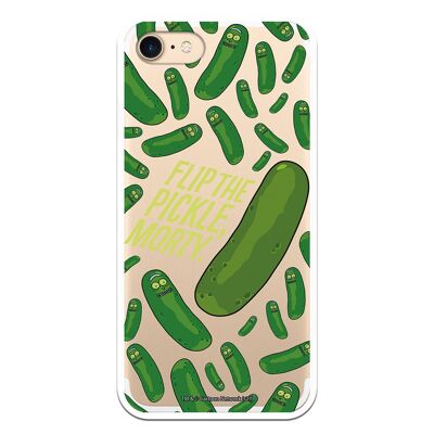 iPhone 7 or IPhone 8 or SE 2020 case with a Rick and Morty Flip Morty design
