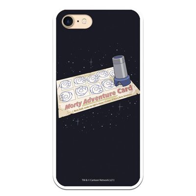 Custodia per iPhone 7 o IPhone 8 o SE 2020 con design Rick and Morty Adventure Card