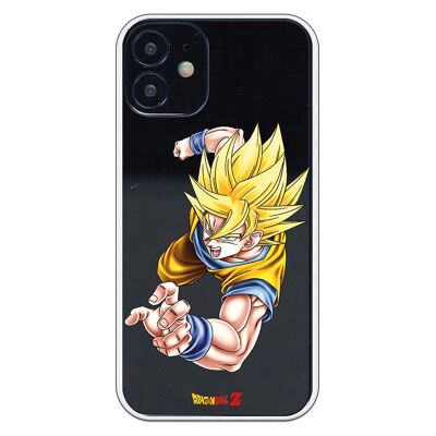 Custodia per iPhone 12 Mini con design Dragon Ball Z Goku SS1 Special
