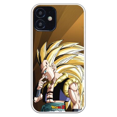 Carcasa iPhone 12 Mini con un diseño de Dragon Ball Z Gotenks SS3