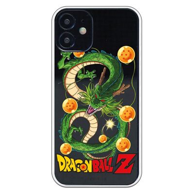 iPhone 12 Mini case with a Dragon Ball Z Shenron and Balls design