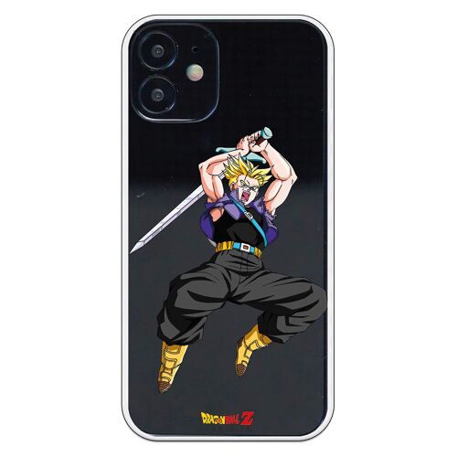 Carcasa iPhone 12 Mini con un diseño de Dragon Ball Z Future Trunks