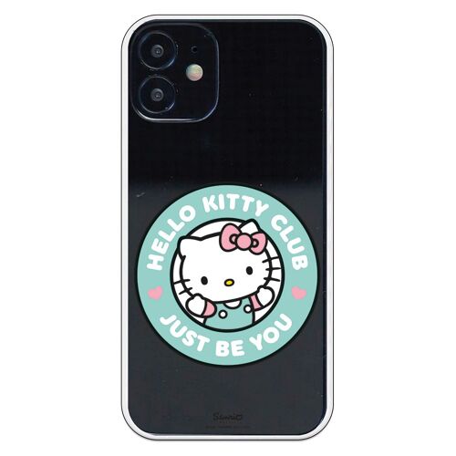 Carcasa iPhone 12 Mini con un diseño de Hello Kitty just be you