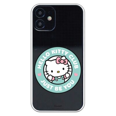 Carcasa iPhone 12 Mini con un diseño de Hello Kitty just be you