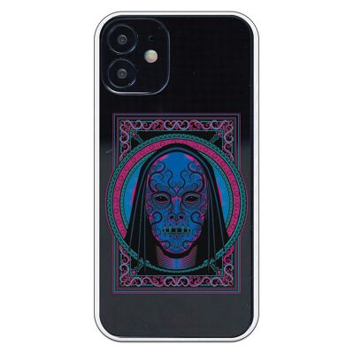 Carcasa iPhone 12 Mini con un diseño de Harry Potter Dark Mask