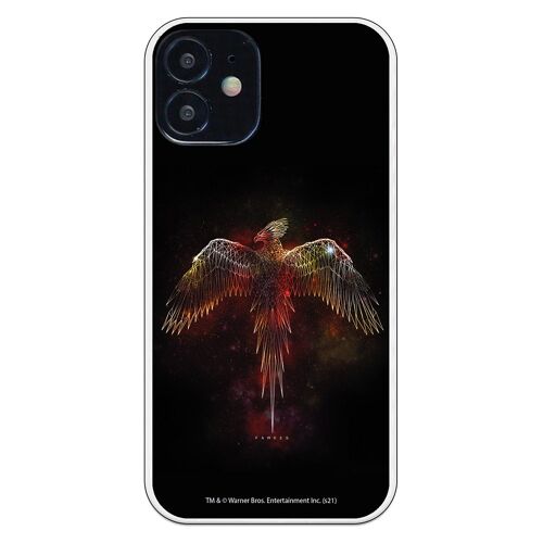 Carcasa iPhone 12 Mini con un diseño de Harry Potter Fenix