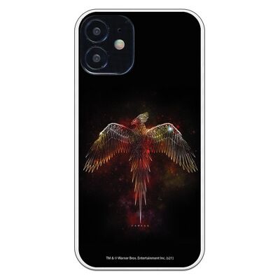 iPhone 12 Mini case with a Harry Potter Fenix design