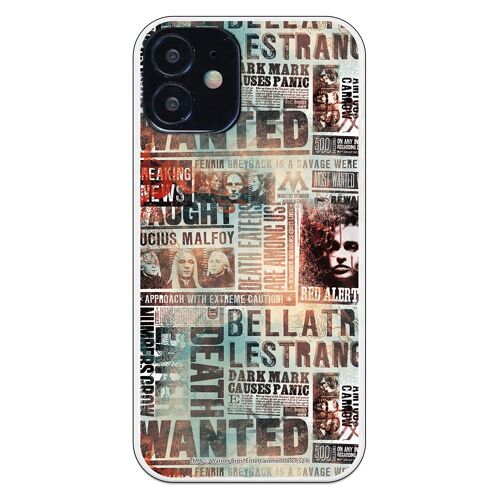 Carcasa iPhone 12 Mini con un diseño de Harry Potter Wanted