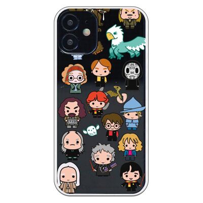 iPhone 12 Mini Hülle mit Harry Potter Funkos Mix Design