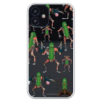 Coque pour iPhone 12 Mini avec motif Rick et Morty Pickle Rick Animal 1