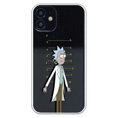 iPhone 12 Mini case with a Rick and Morty Rick design