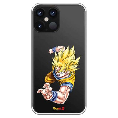 Custodia per iPhone 12 Pro Max con design speciale Dragon Ball Z Goku SS1