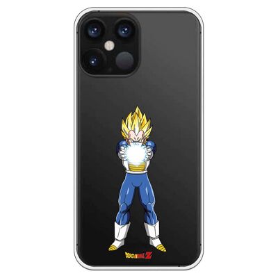iPhone 12 Pro Max case with a Dragon Ball Z Vegeta Energy design