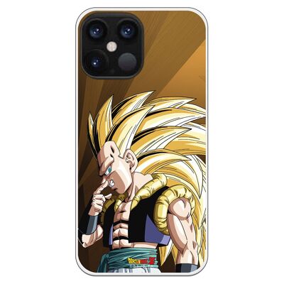 iPhone 12 Pro Max case with a Dragon Ball Z Gotenks SS3 design