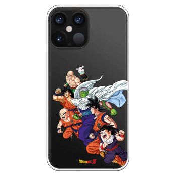 Coque pour iPhone 12 Pro Max avec un design multi-personnages Dragon Ball Z 1