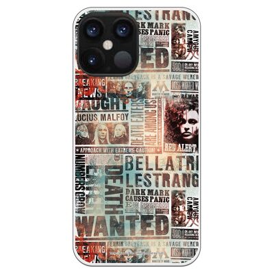 iPhone 12 Pro Max case with a Harry Potter Wanted design