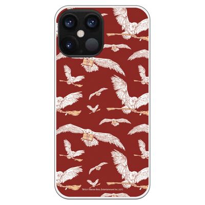 iPhone 12 Pro Max case with a design of Harry Potter Pattern Owls