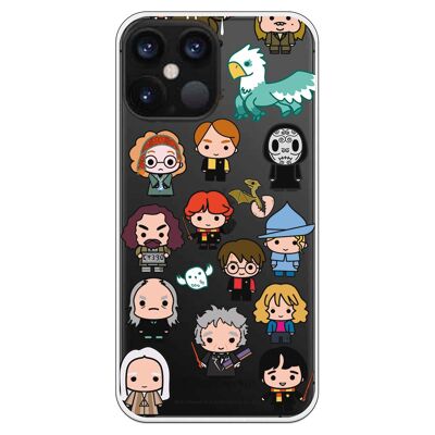 iPhone 12 Pro Max case with a Harry Potter Funkos Mix design