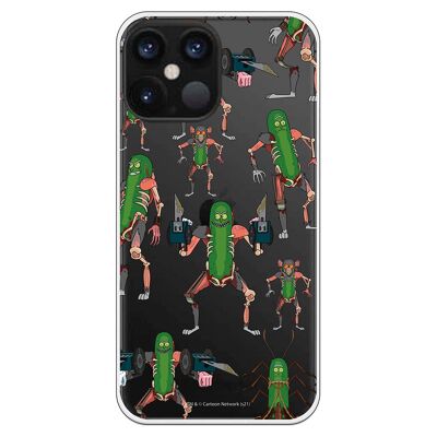 iPhone 12 Pro Max Hülle mit Rick and Morty Pickle Rick Animal Design