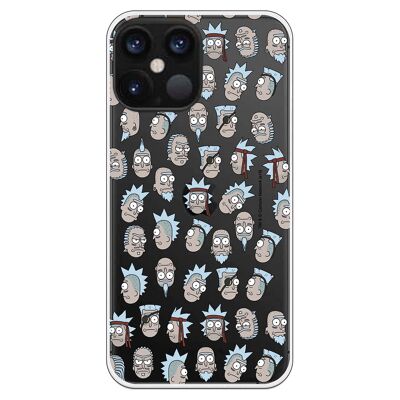 iPhone 12 Pro Max Hülle mit Rick and Morty Faces Design