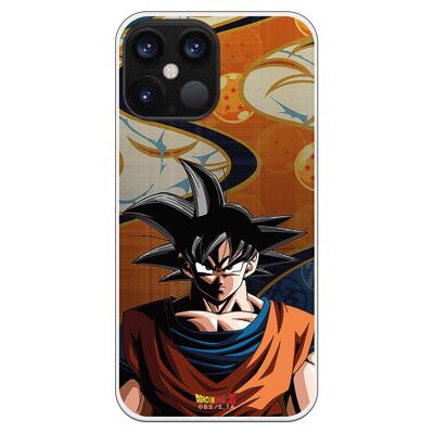 Custodia per iPhone 12 Pro Max con un design di Dragon Ball Z Goku Background Balls