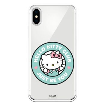 Coque pour iPhone X ou XS avec Hello Kitty just be you design 1