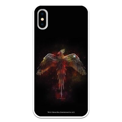 iPhone X or XS case with a Harry Potter Fenix design