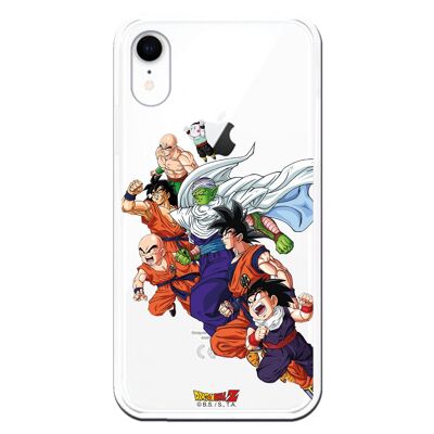 iPhone XR case with a Dragon Ball Z Multi-character design