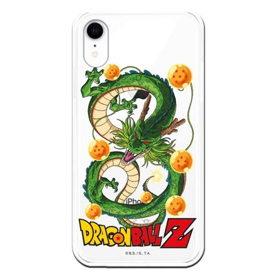 iPhone XR case with a design of Dragon Ball Z Shenron and Balls