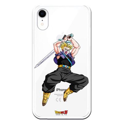 iPhone XR case with a Dragon Ball Z Future Trunks design
