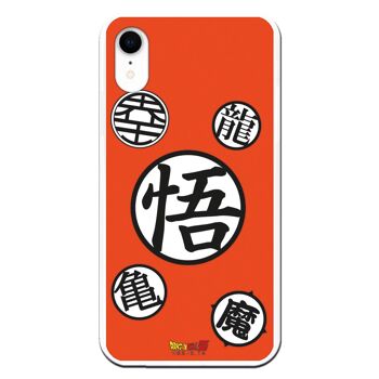 Coque pour iPhone XR avec motif Dragon Ball Z Symbols 1