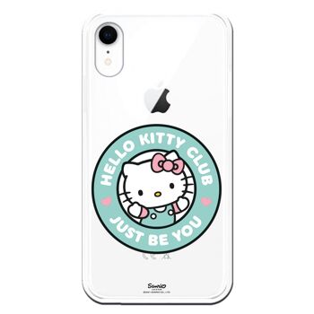 Coque pour iPhone XR avec un Hello Kitty just be you design 1