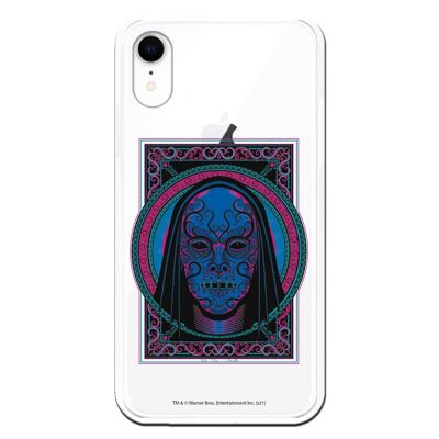 iPhone XR case with a Harry Potter Dark Mask design
